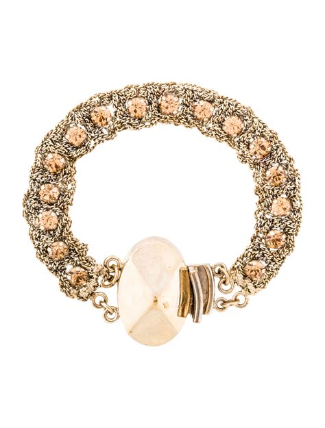 christian dior gold chain bracelet|Christian Dior bracelet woven price.